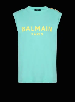 Paris Tank Top-Balmain Flash Sale