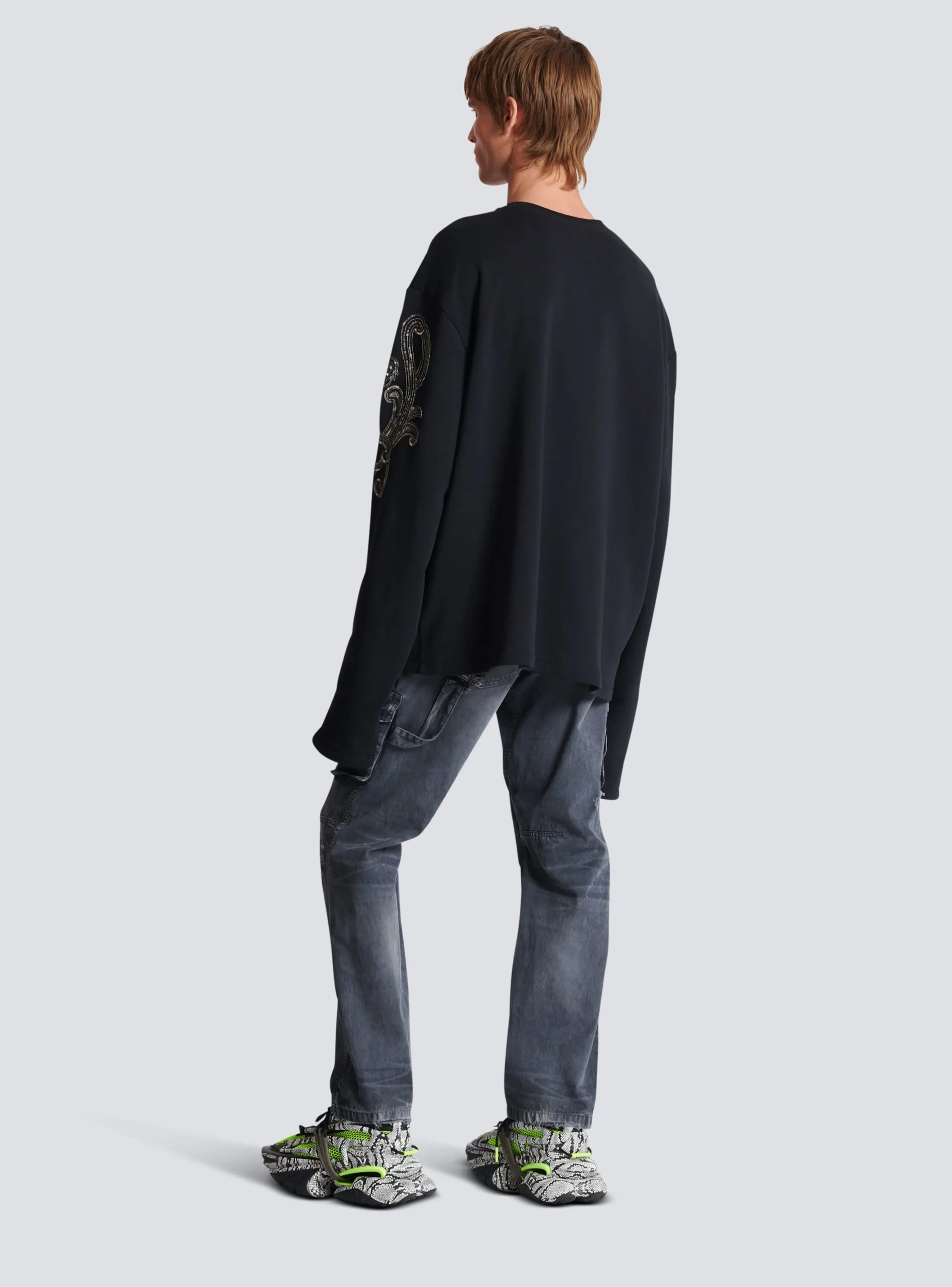 Signature Chain Embroidered Sweater-Balmain Online