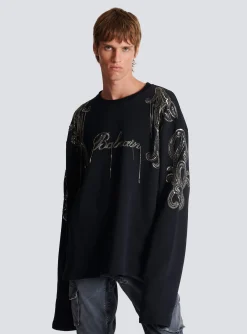 Signature Chain Embroidered Sweater-Balmain Online