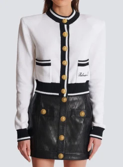 Signature Knit Cardigan-Balmain Flash Sale