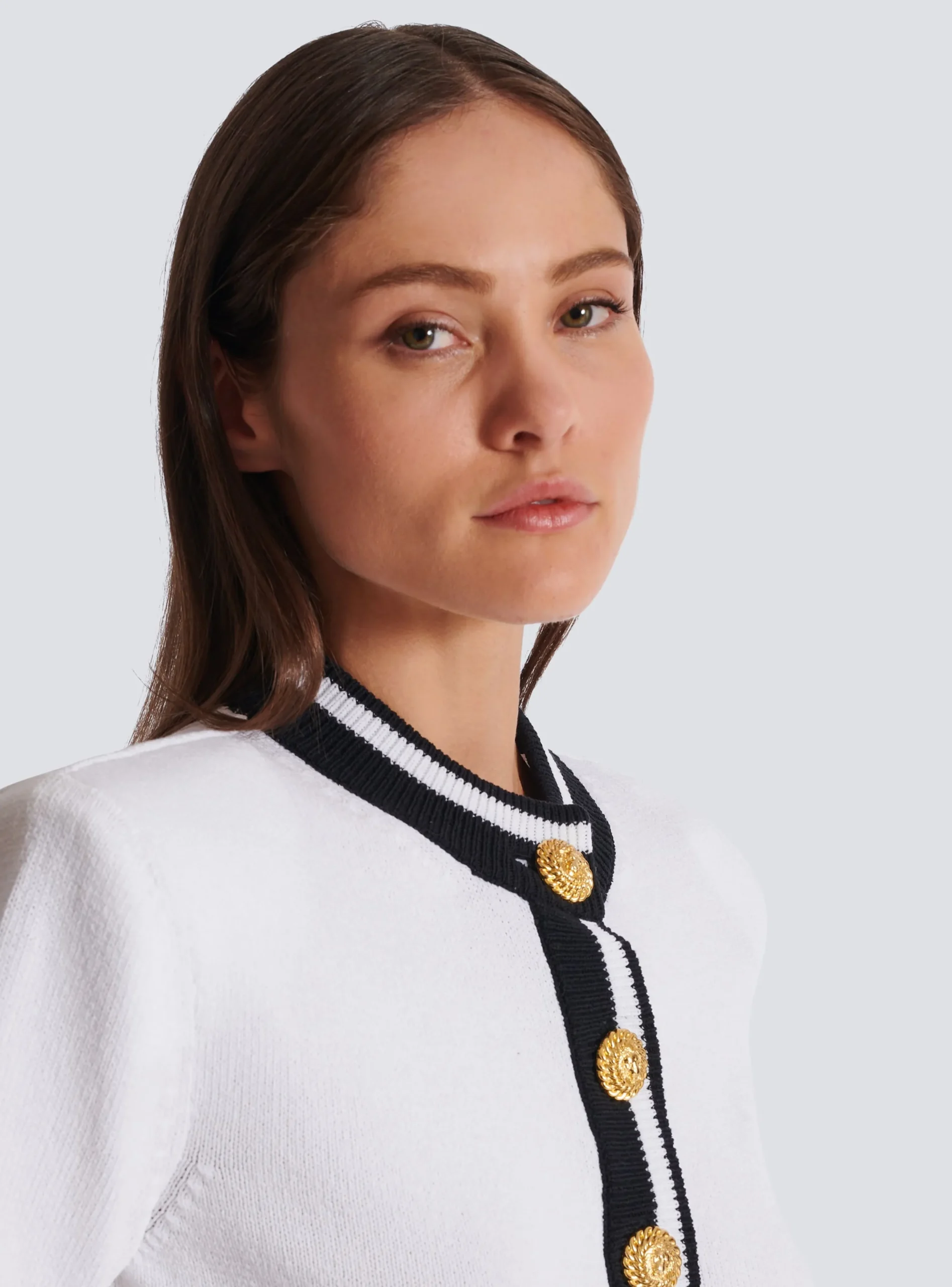 Signature Knit Cardigan-Balmain Flash Sale