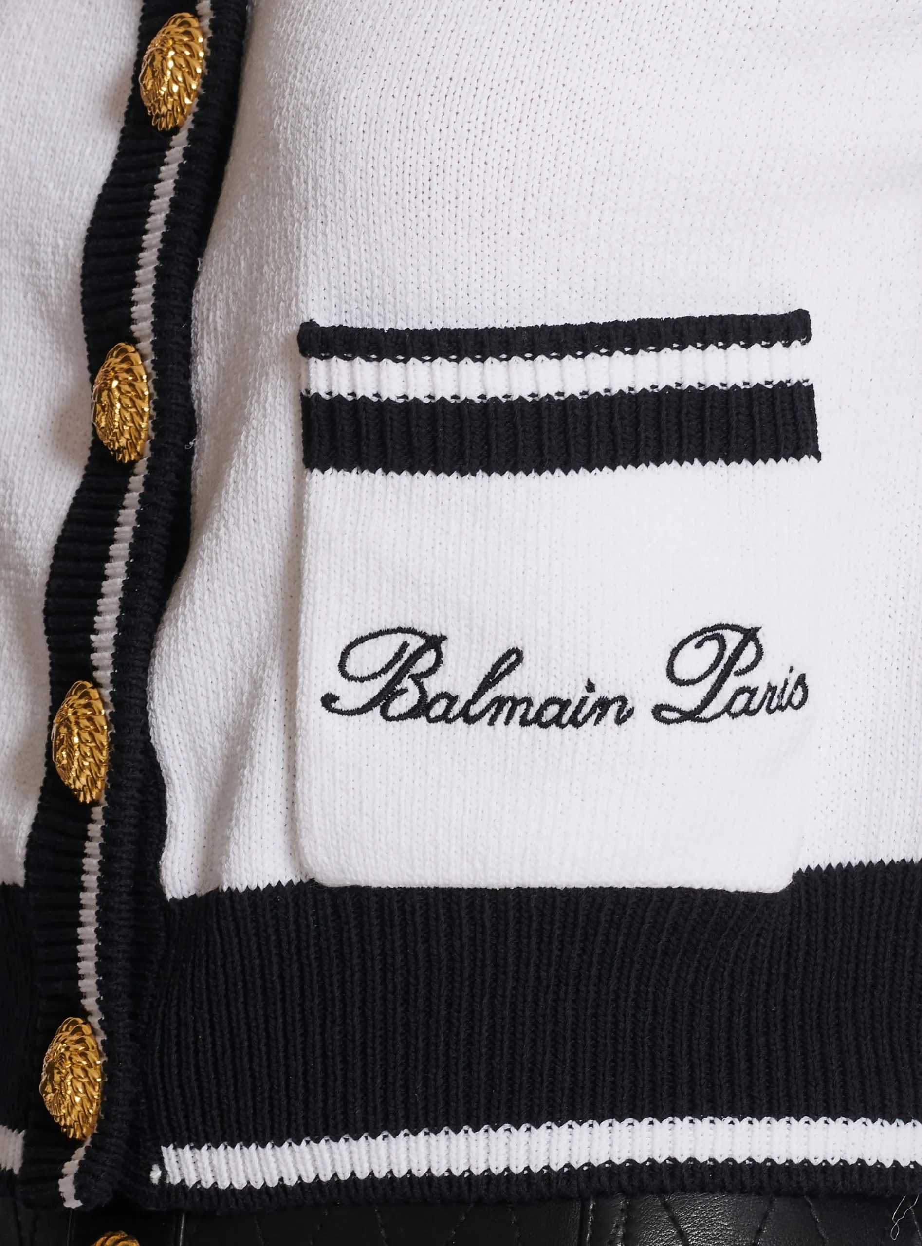 Signature Knit Cardigan-Balmain Flash Sale