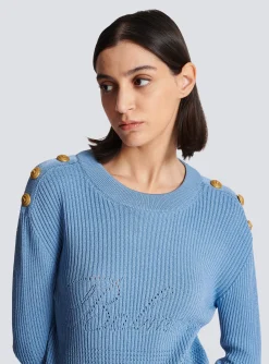 Signature Knit Jumper-Balmain Store