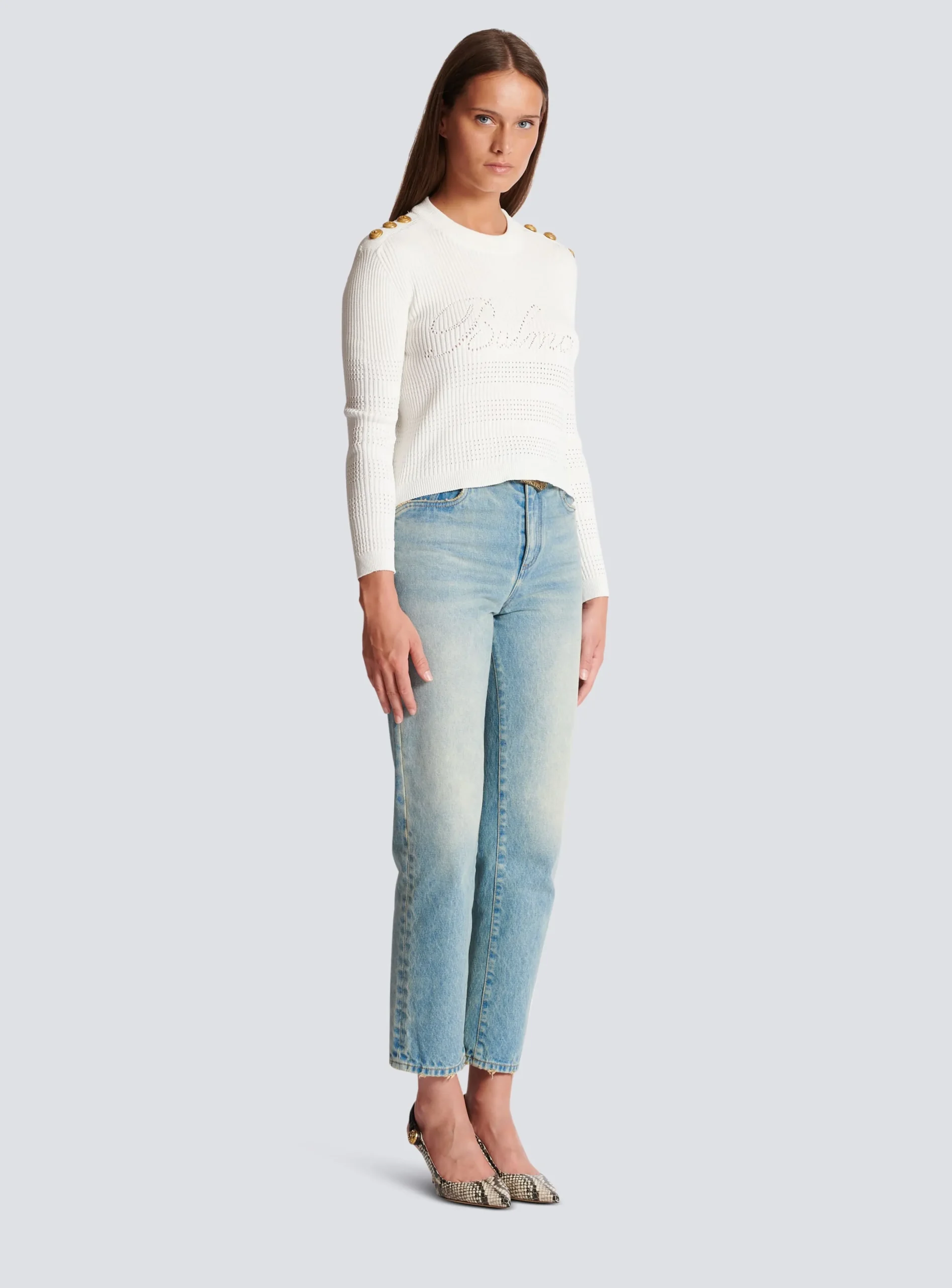 Signature Knit Jumper-Balmain Store