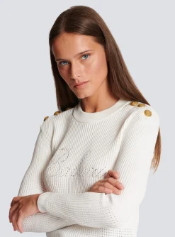 Signature Knit Jumper-Balmain Store
