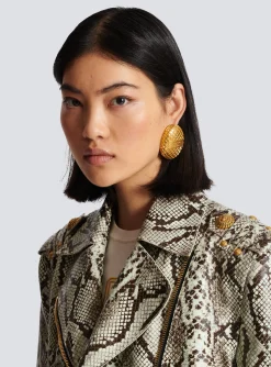 Signature Mesh Earrings-Balmain Online