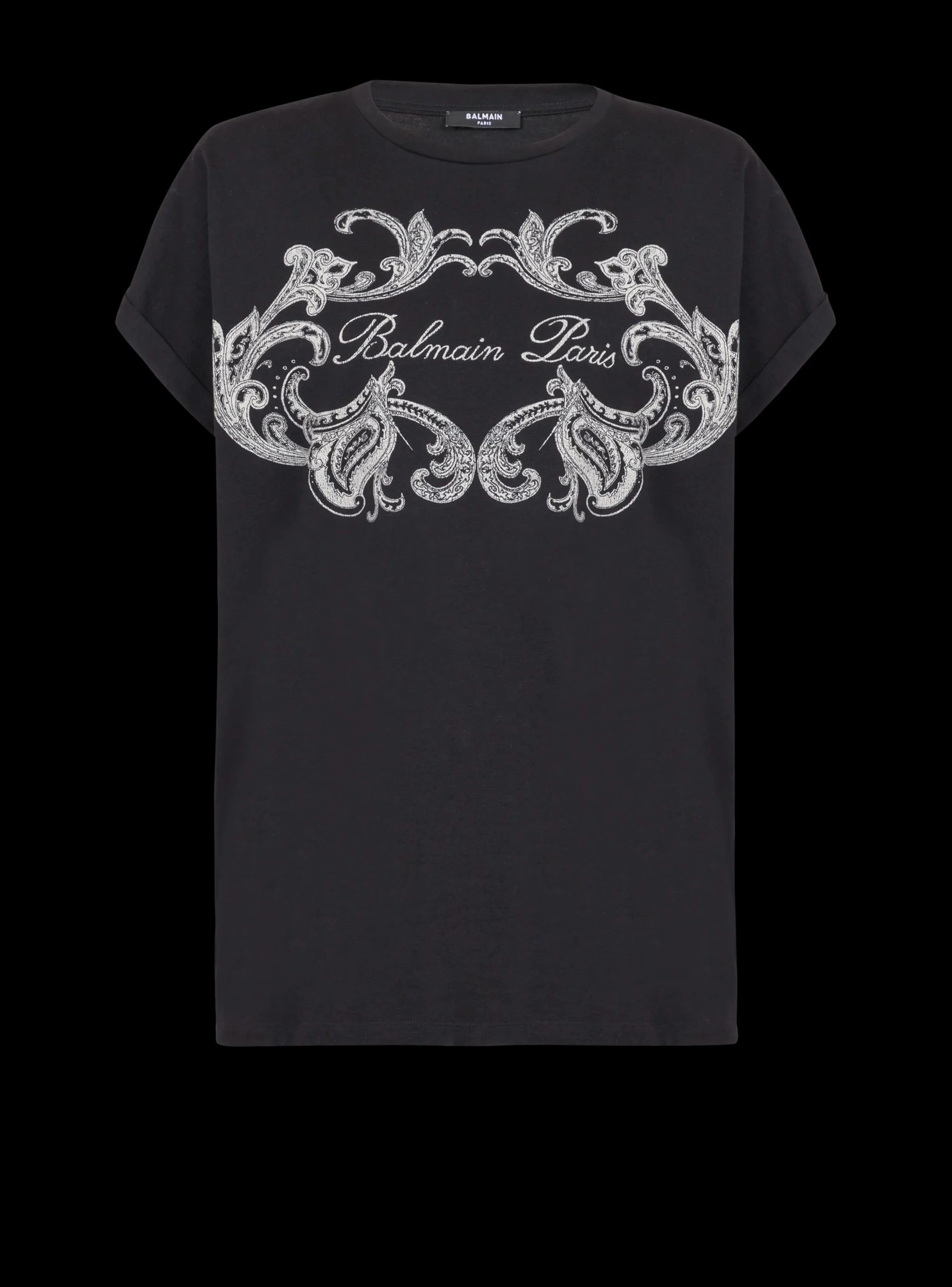 Signature Paisley T-shirt-Balmain Clearance