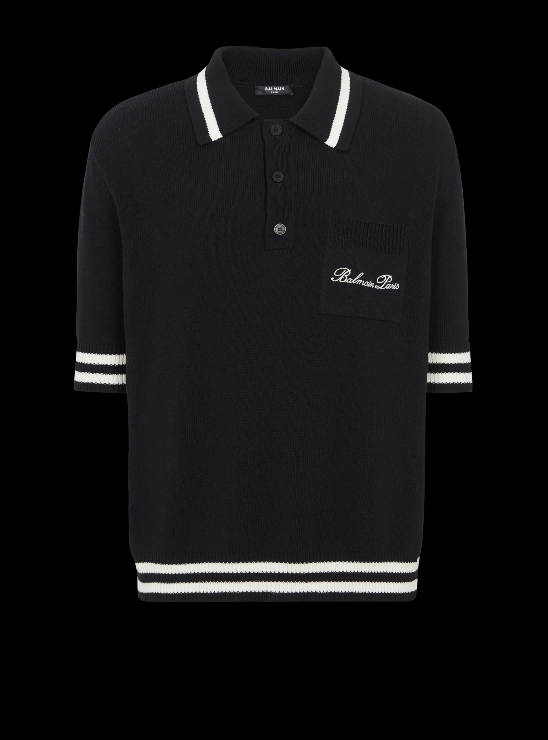 Signature Polo Shirt-Balmain Discount