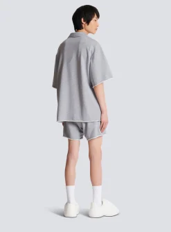 Signature Short-sleeved Shirt In Jersey-Balmain Best