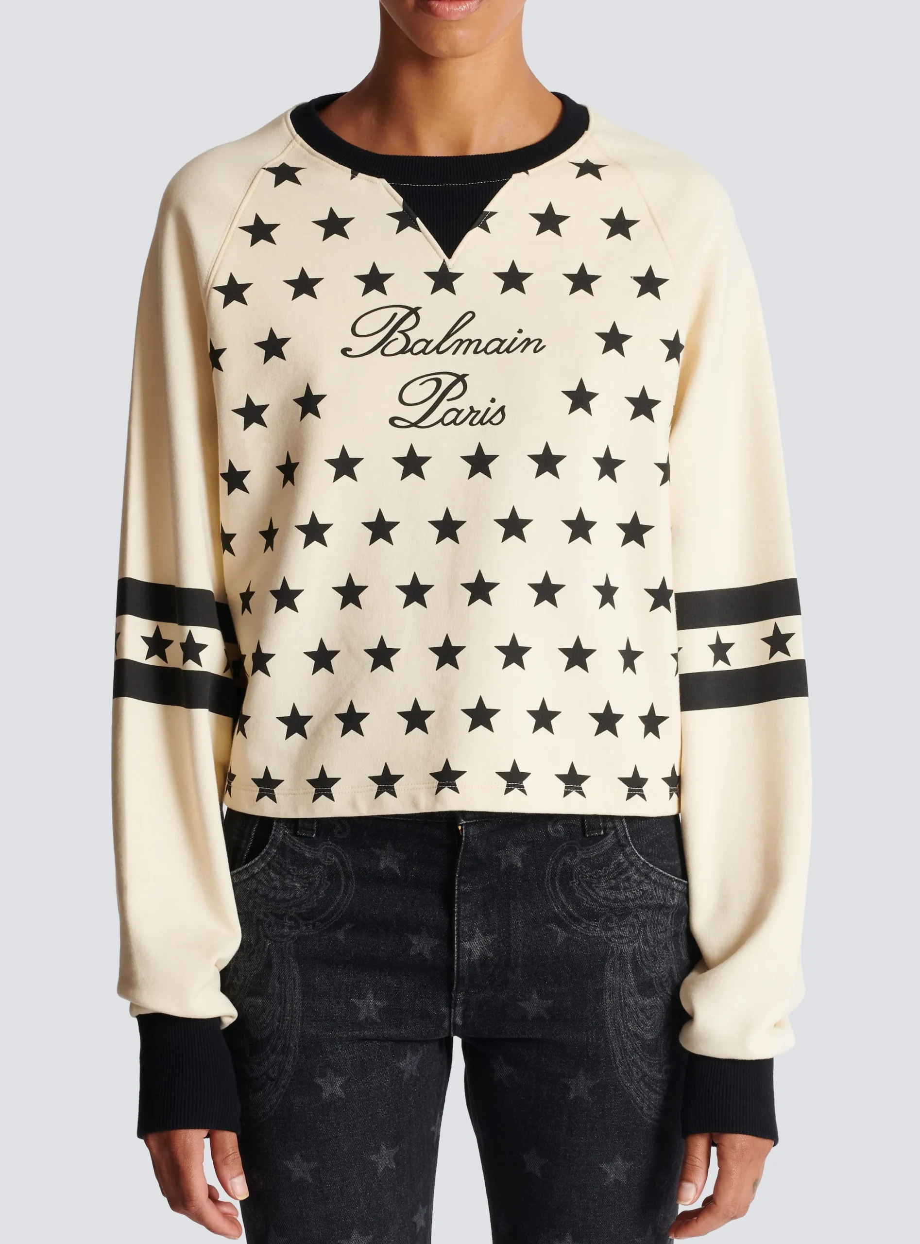Signature Stars Sweater-Balmain Discount
