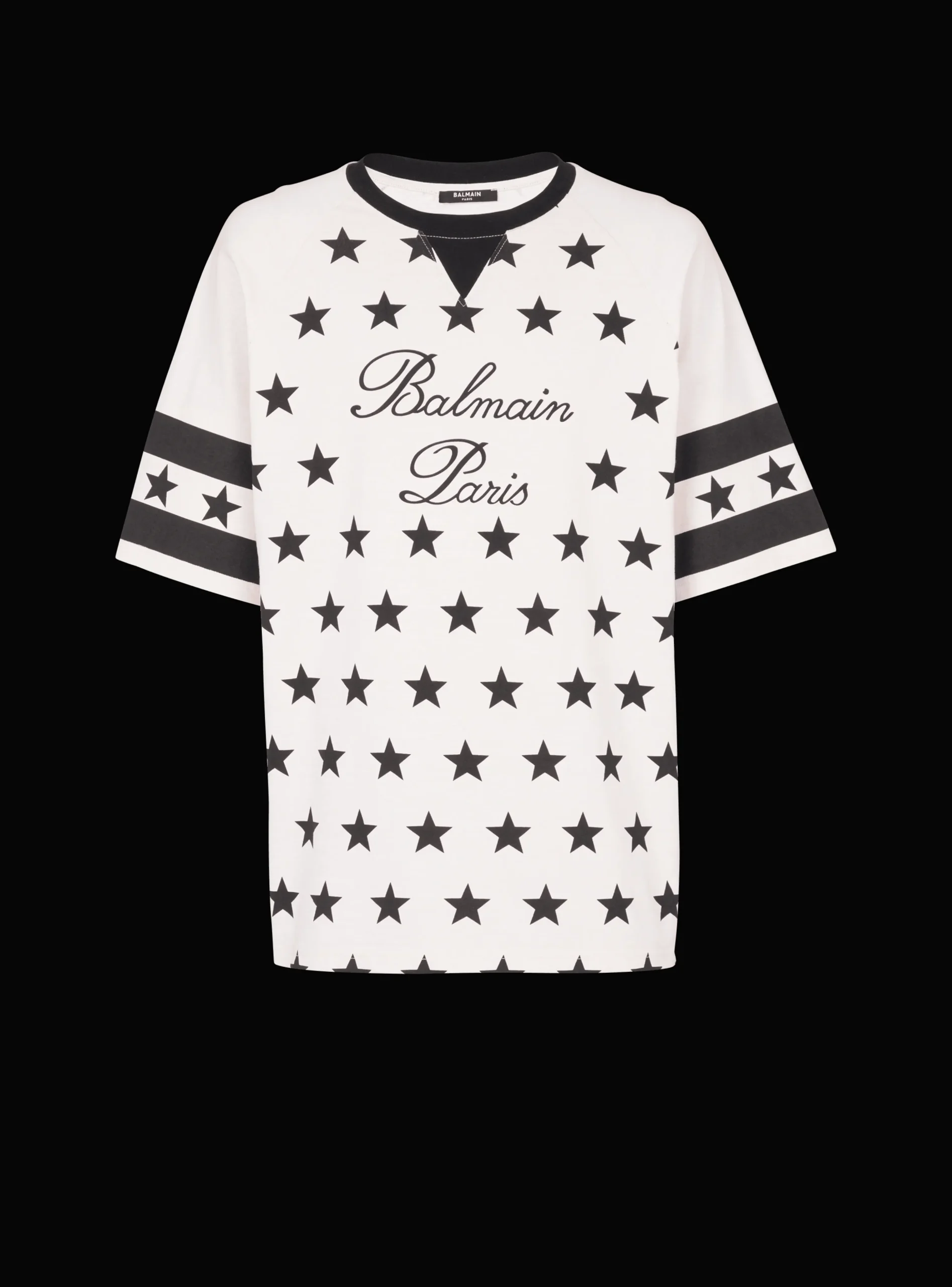 Signature Stars T-shirt-Balmain Discount