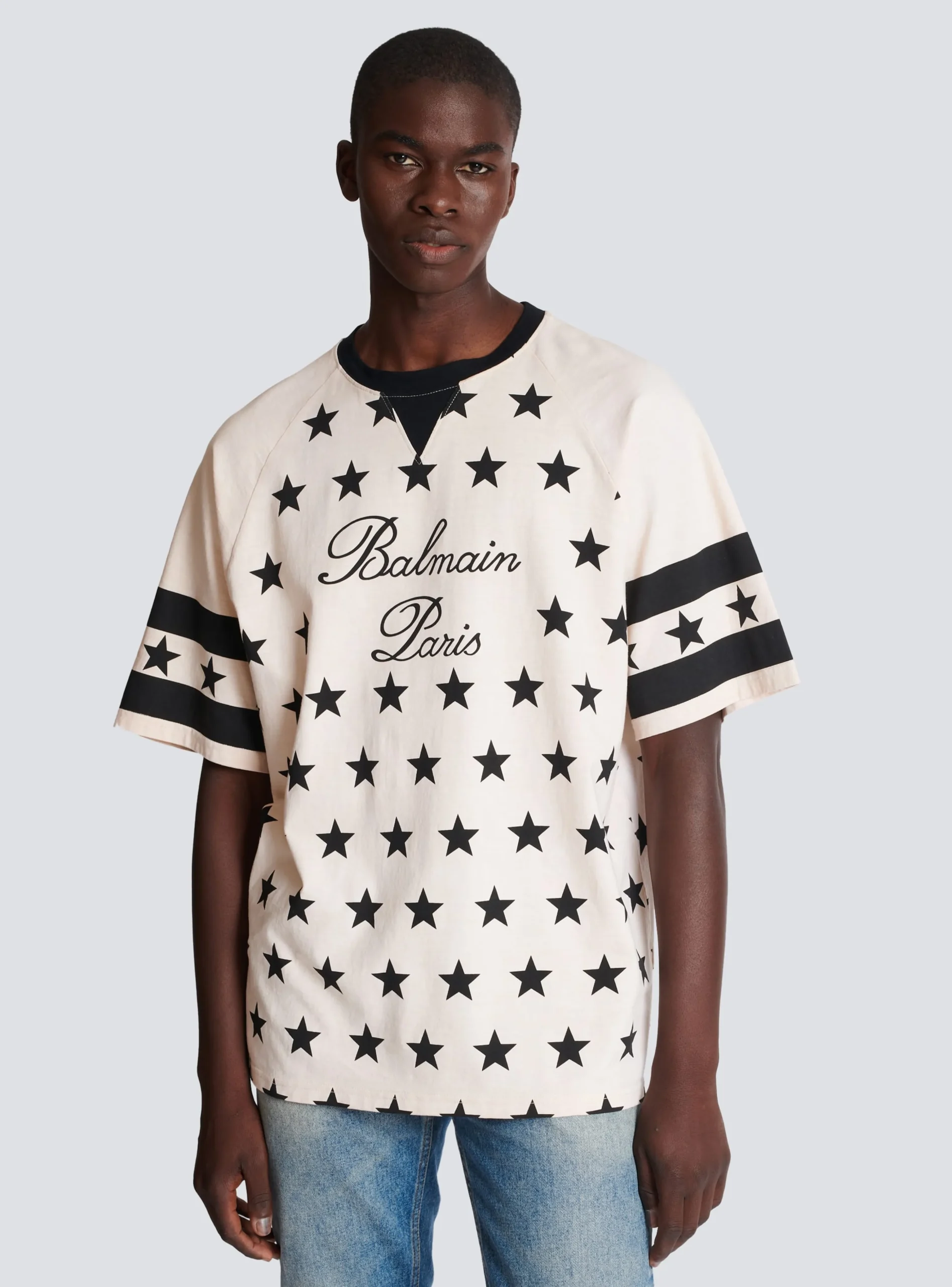 Signature Stars T-shirt-Balmain Discount