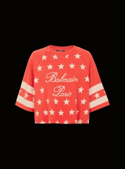 Signature Stars T-shirt-Balmain Store