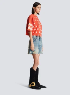 Signature Stars T-shirt-Balmain Store