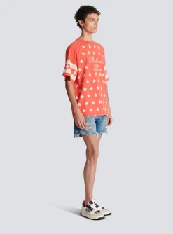 Signature Stars T-shirt-Balmain Best Sale