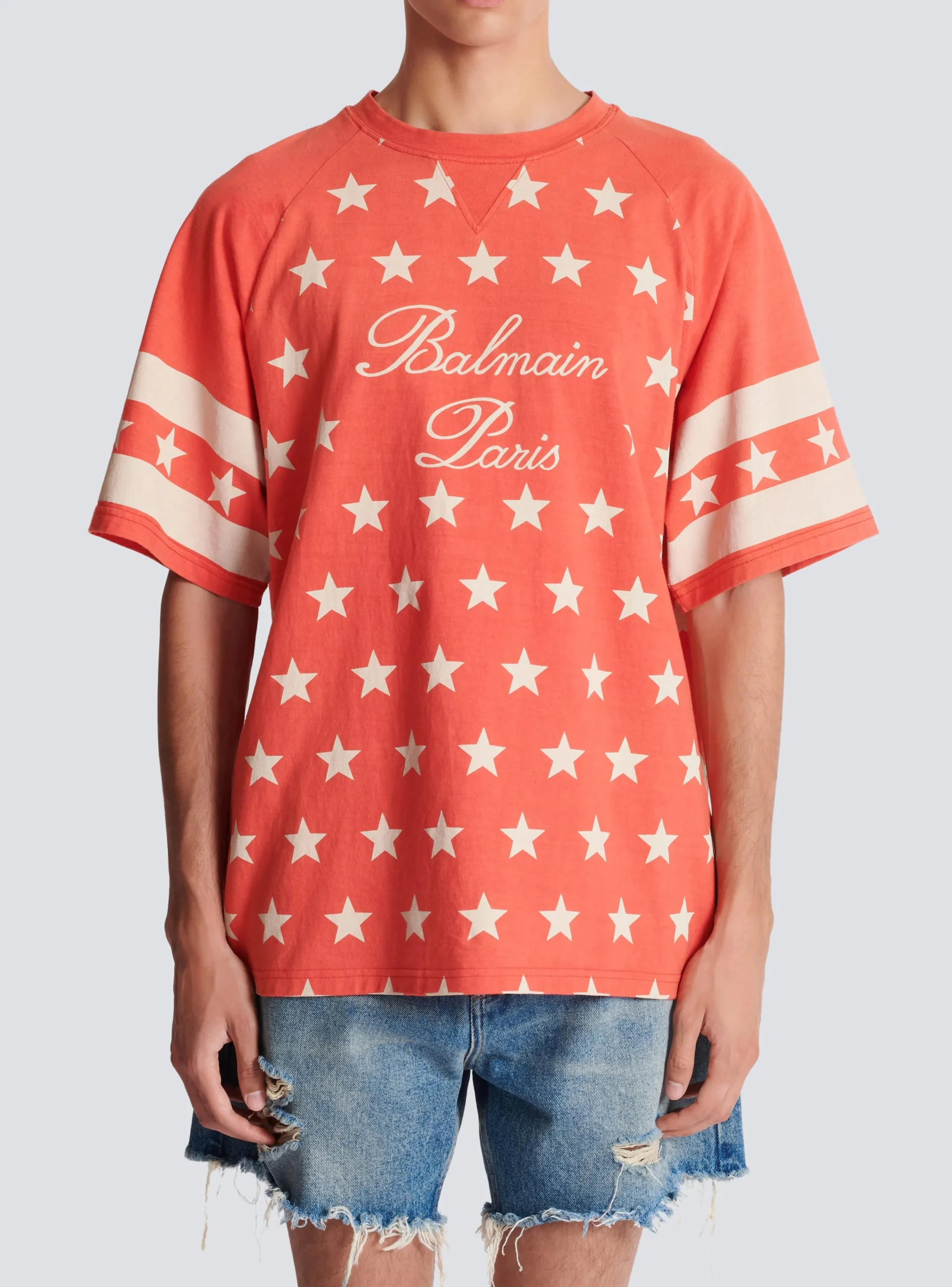 Signature Stars T-shirt-Balmain Best Sale