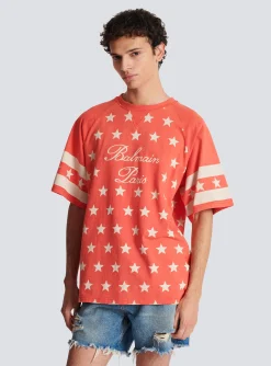 Signature Stars T-shirt-Balmain Best Sale