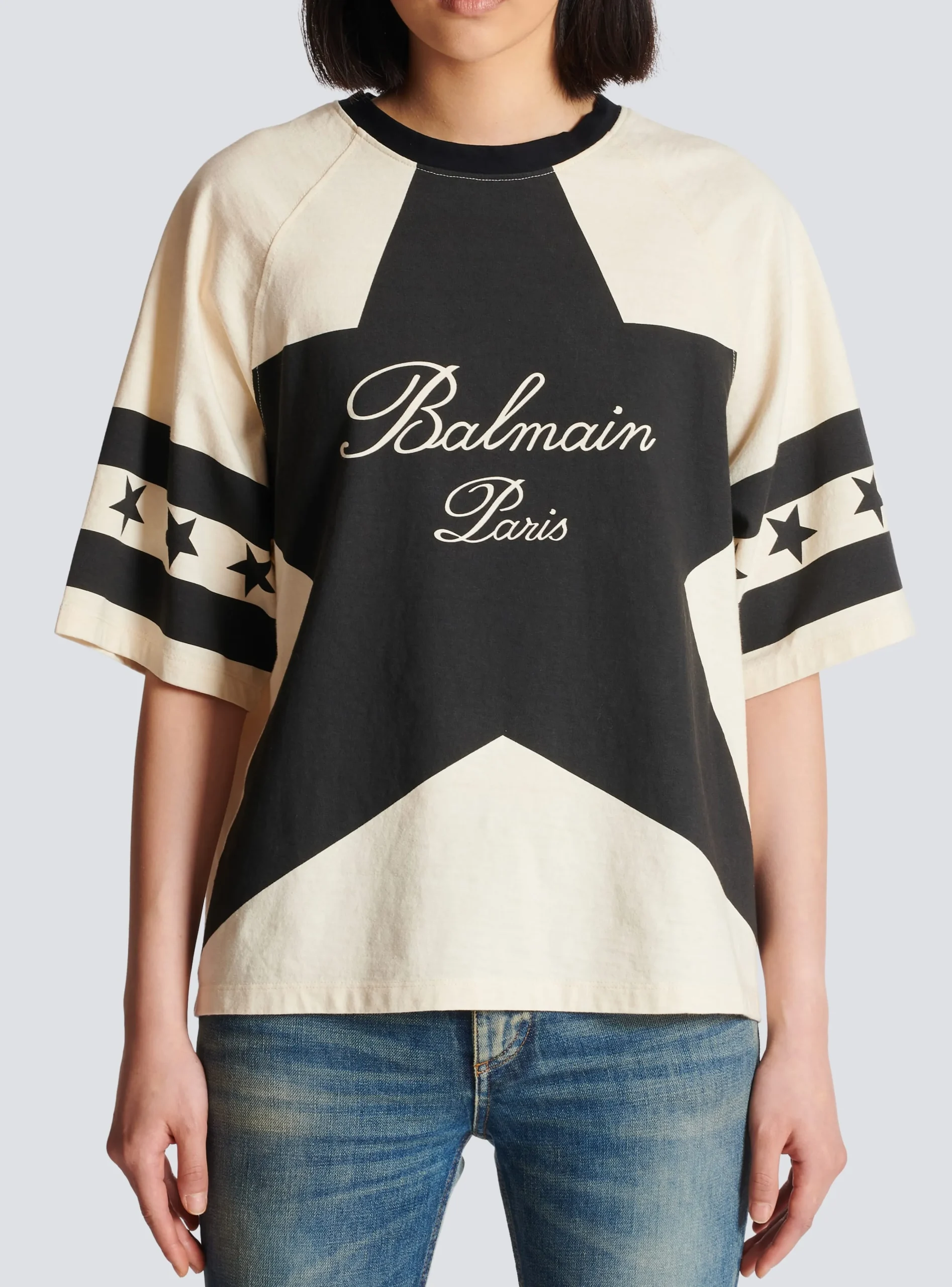 Signature Stars T-shirt-Balmain New