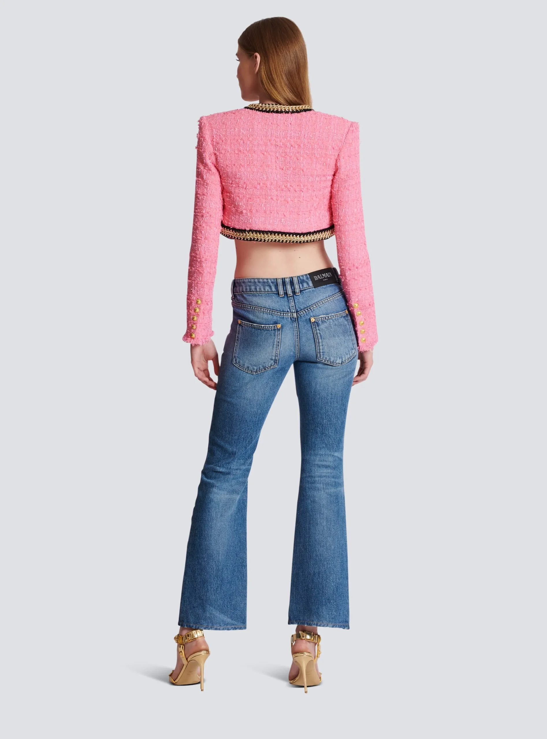 Signature Tweed And Chain Jacket-Balmain Hot