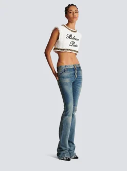 Signature Tweed Tank Top-Balmain Hot