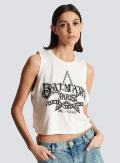 Western Tank Top-Balmain Flash Sale