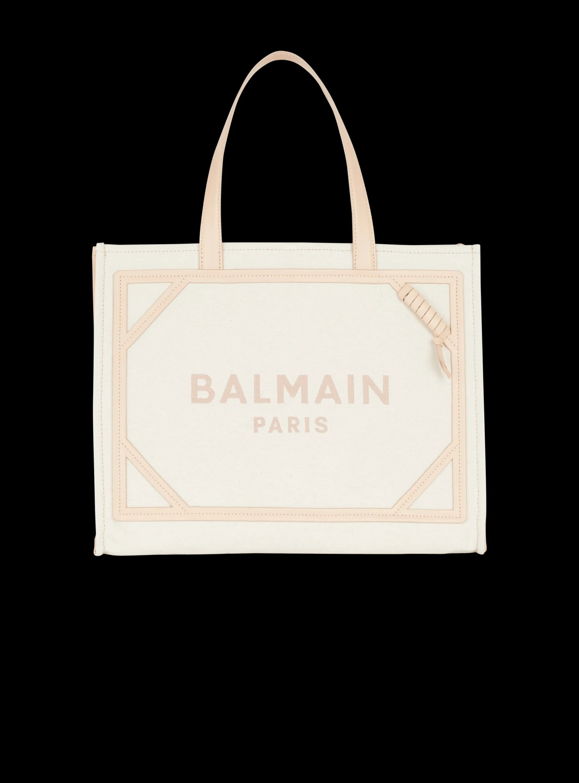 B-Army 42 Canvas And Smooth Leather Tote Bag-Balmain Online