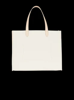 B-Army 42 Canvas And Smooth Leather Tote Bag-Balmain Online