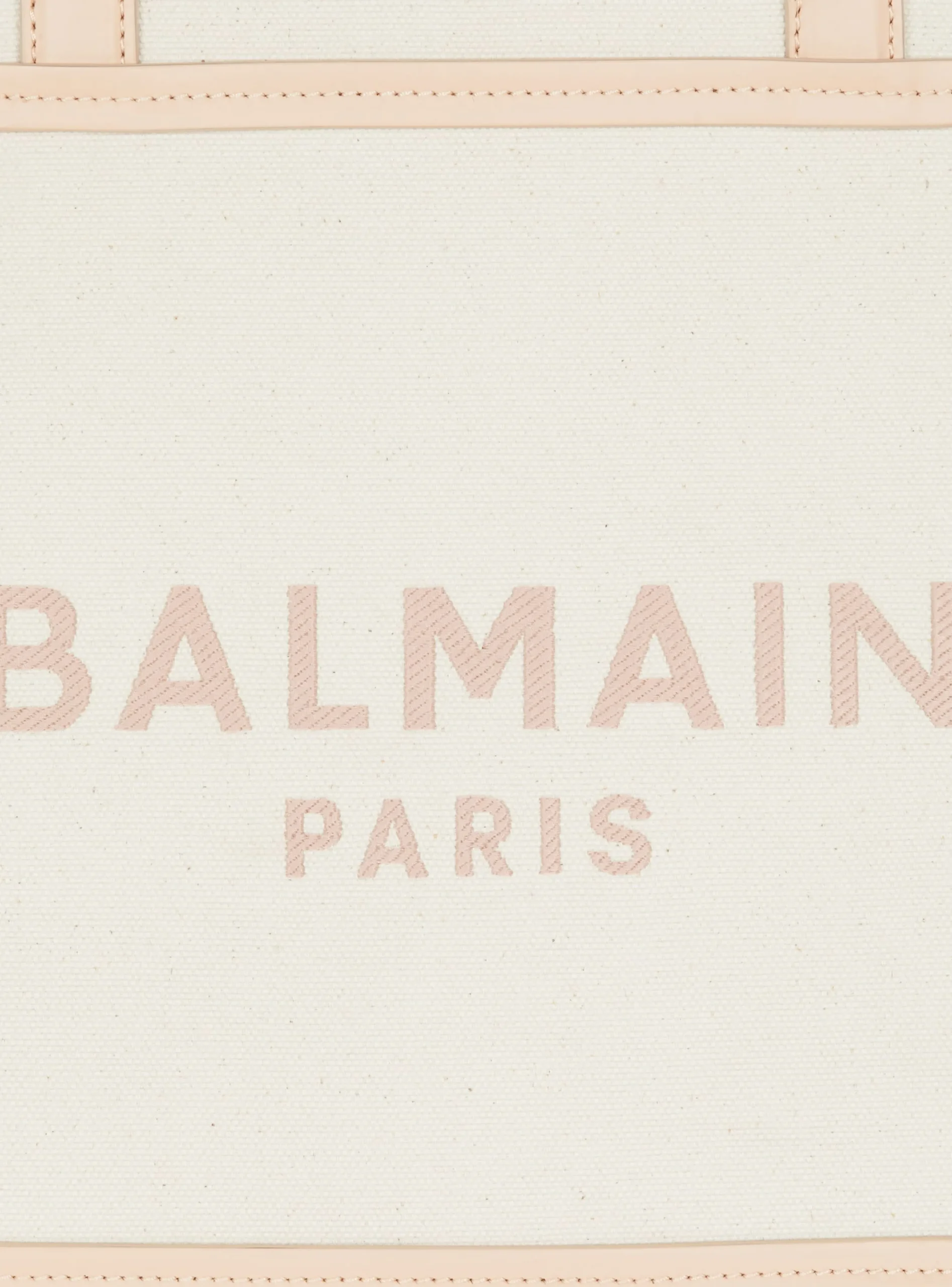 B-Army 42 Canvas And Smooth Leather Tote Bag-Balmain Online