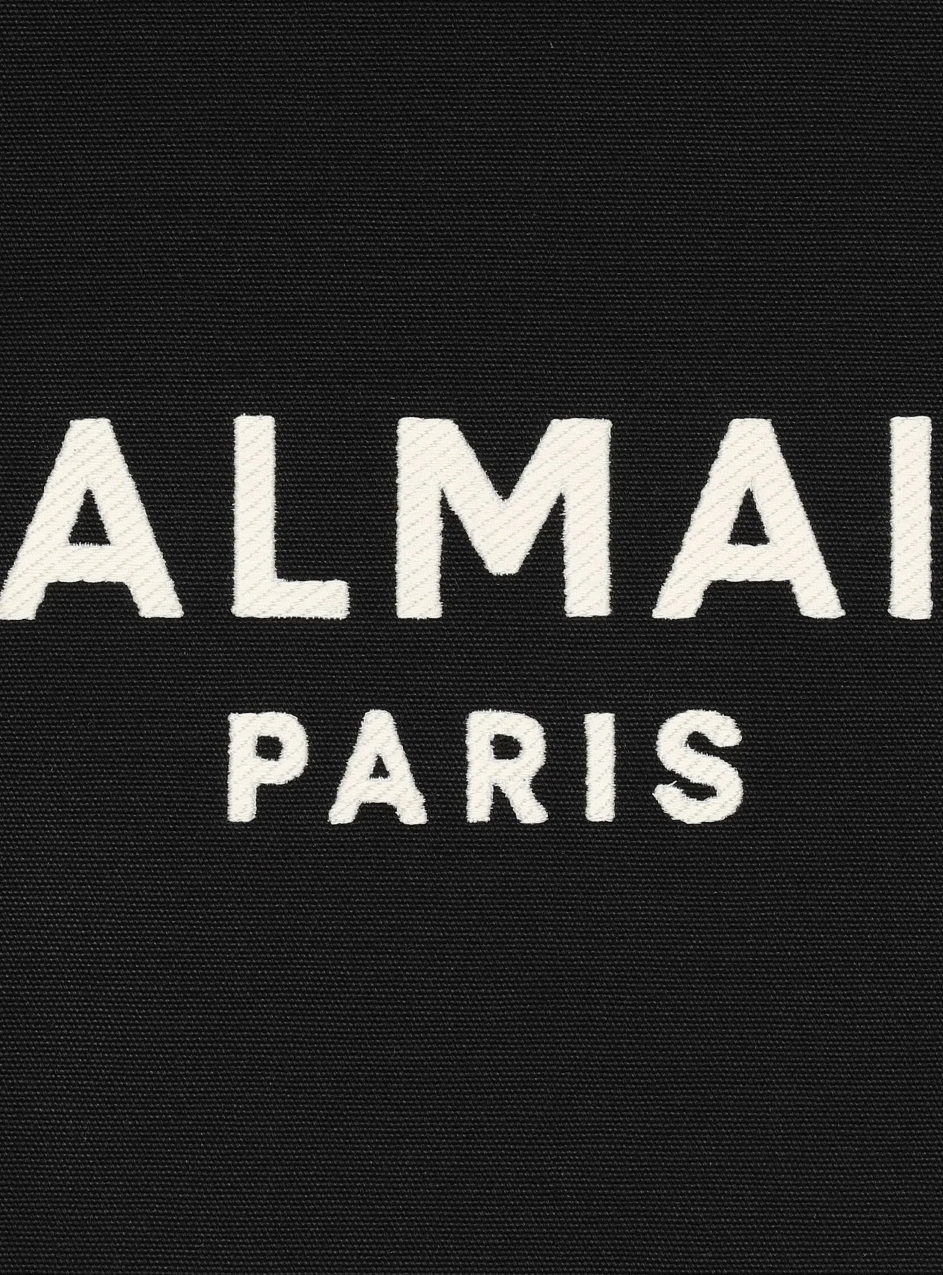 B-Army 42 Monogrammed Canvas And Smooth Leather Tote Bag-Balmain Best