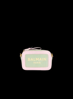 B-Army Camera Case In Canvas And Leather-Balmain Cheap