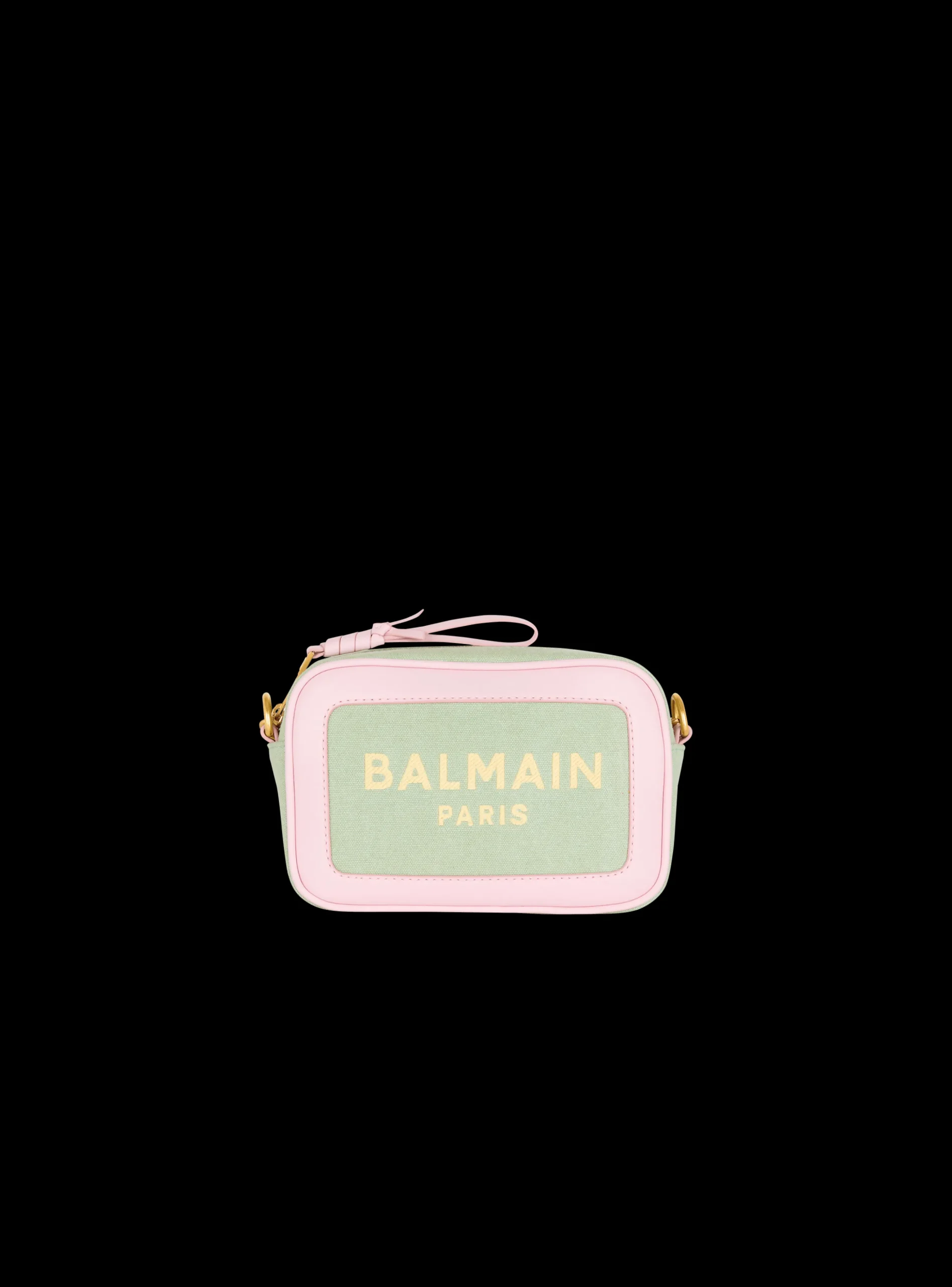 B-Army Camera Case In Canvas And Leather-Balmain Cheap
