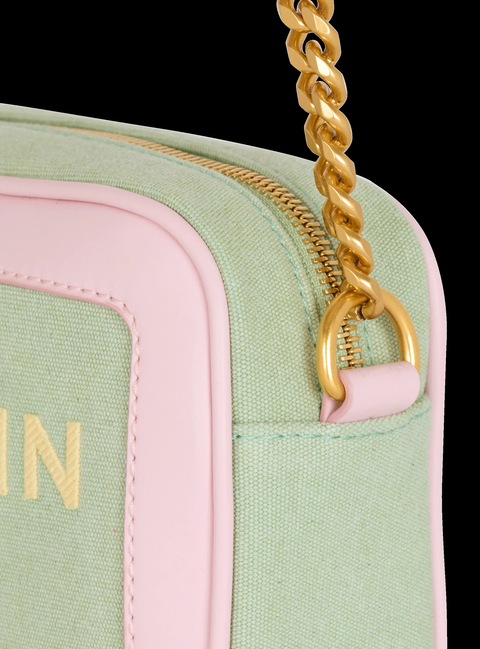 B-Army Camera Case In Canvas And Leather-Balmain Cheap