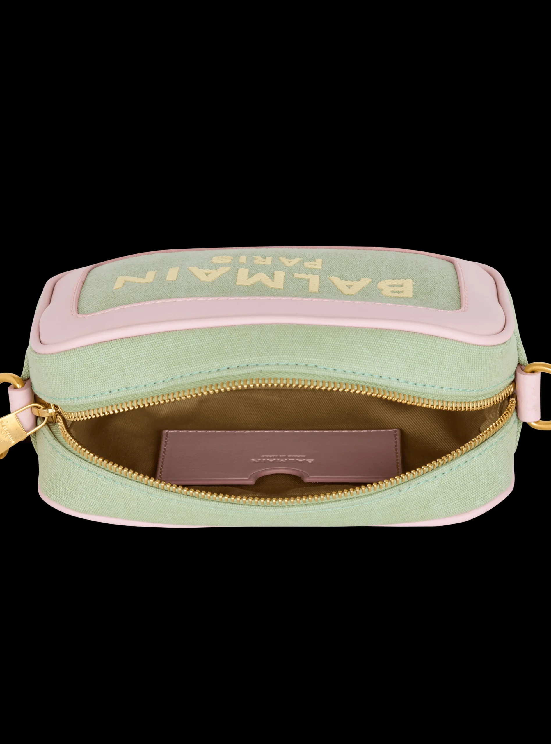 B-Army Camera Case In Canvas And Leather-Balmain Cheap