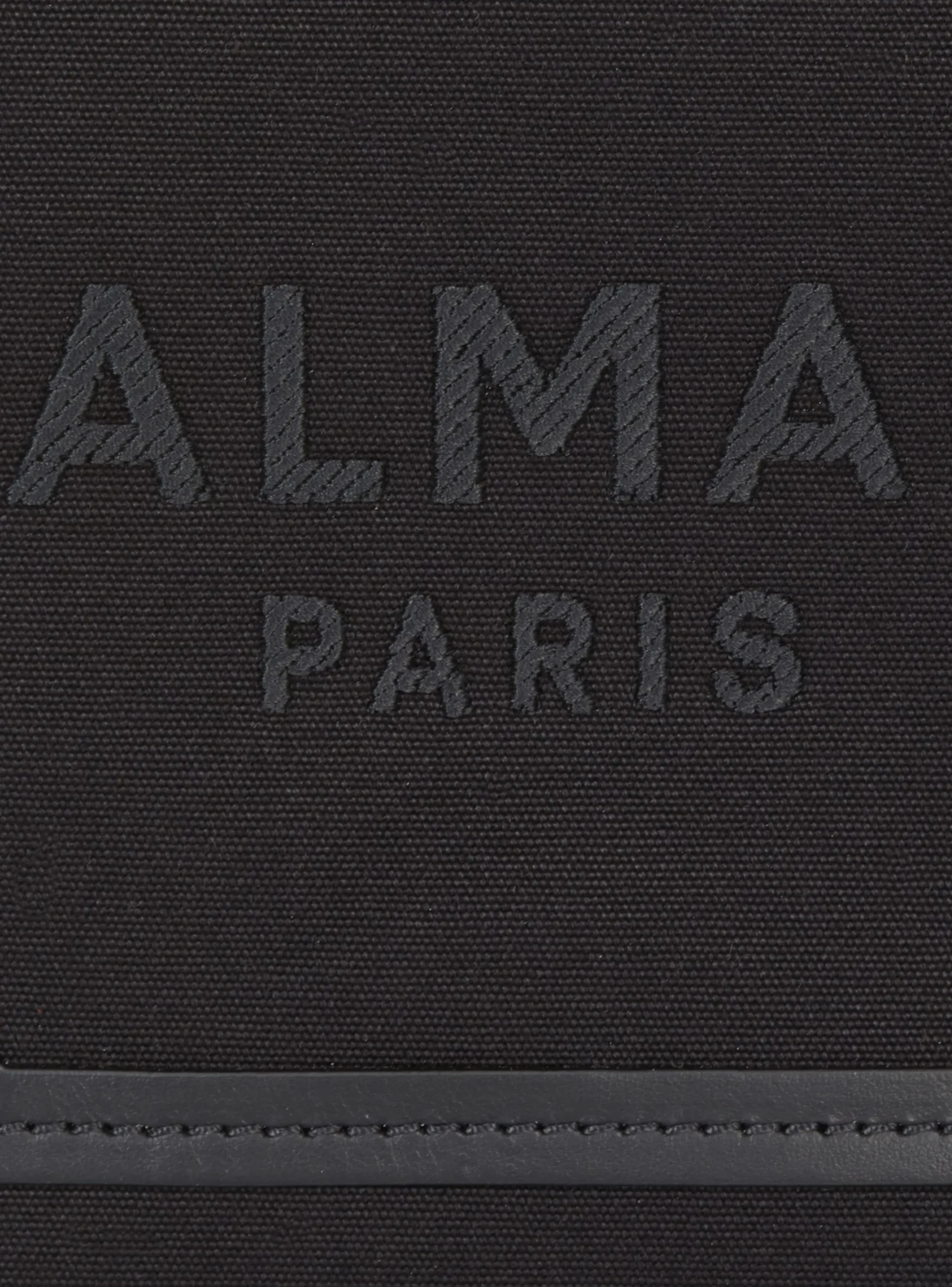 B-Army Canvas And Leather Tote Bag-Balmain Online