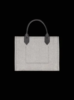 B-Army Canvas And Leather Tote Bag-Balmain Fashion