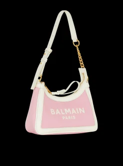 B-Army Canvas Bag With Leather Inserts-Balmain Store