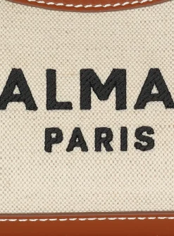 B-Army Canvas Bag With Leather Inserts-Balmain Best