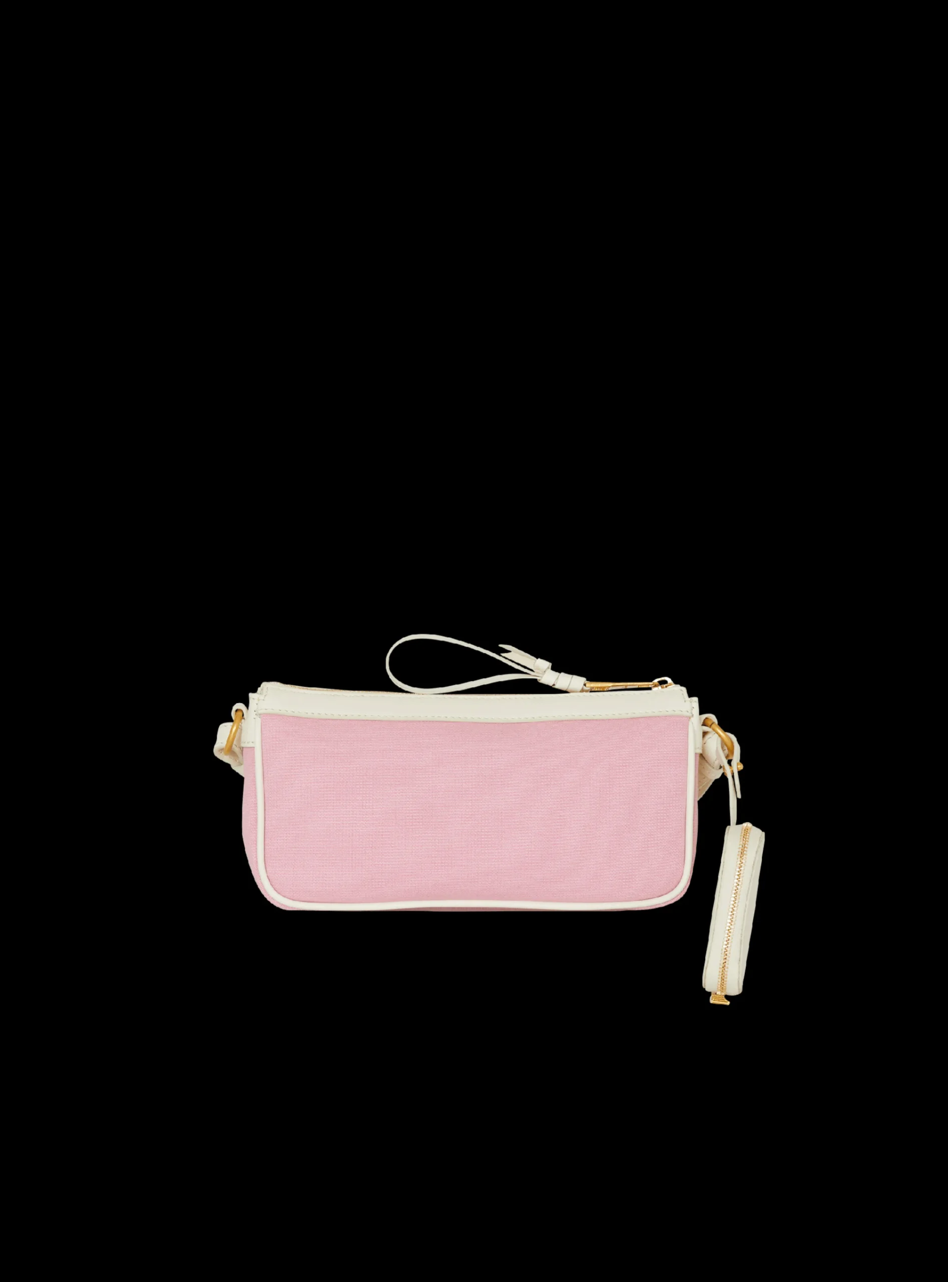 B-Army Chain Pouch In Canvas And Leather-Balmain Cheap