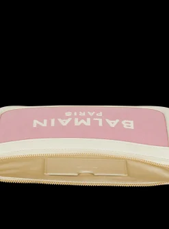 B-Army Chain Pouch In Canvas And Leather-Balmain Cheap
