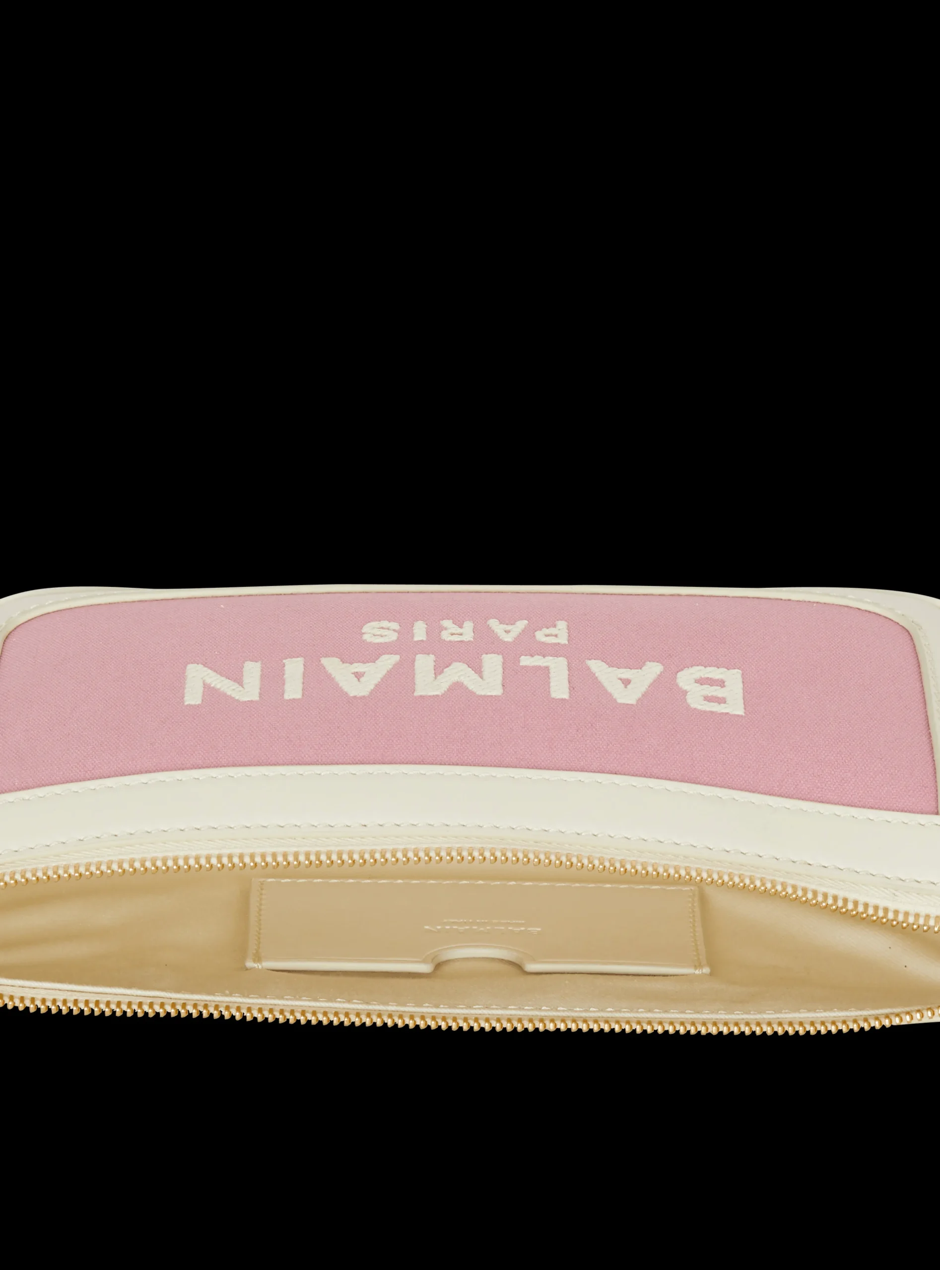 B-Army Chain Pouch In Canvas And Leather-Balmain Cheap