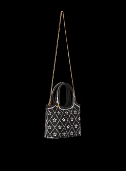 B-Army Grocery Bag In Satin And Crystals-Balmain Best