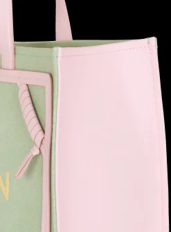 B-Army Medium Canvas And Leather Tote Bag-Balmain Shop
