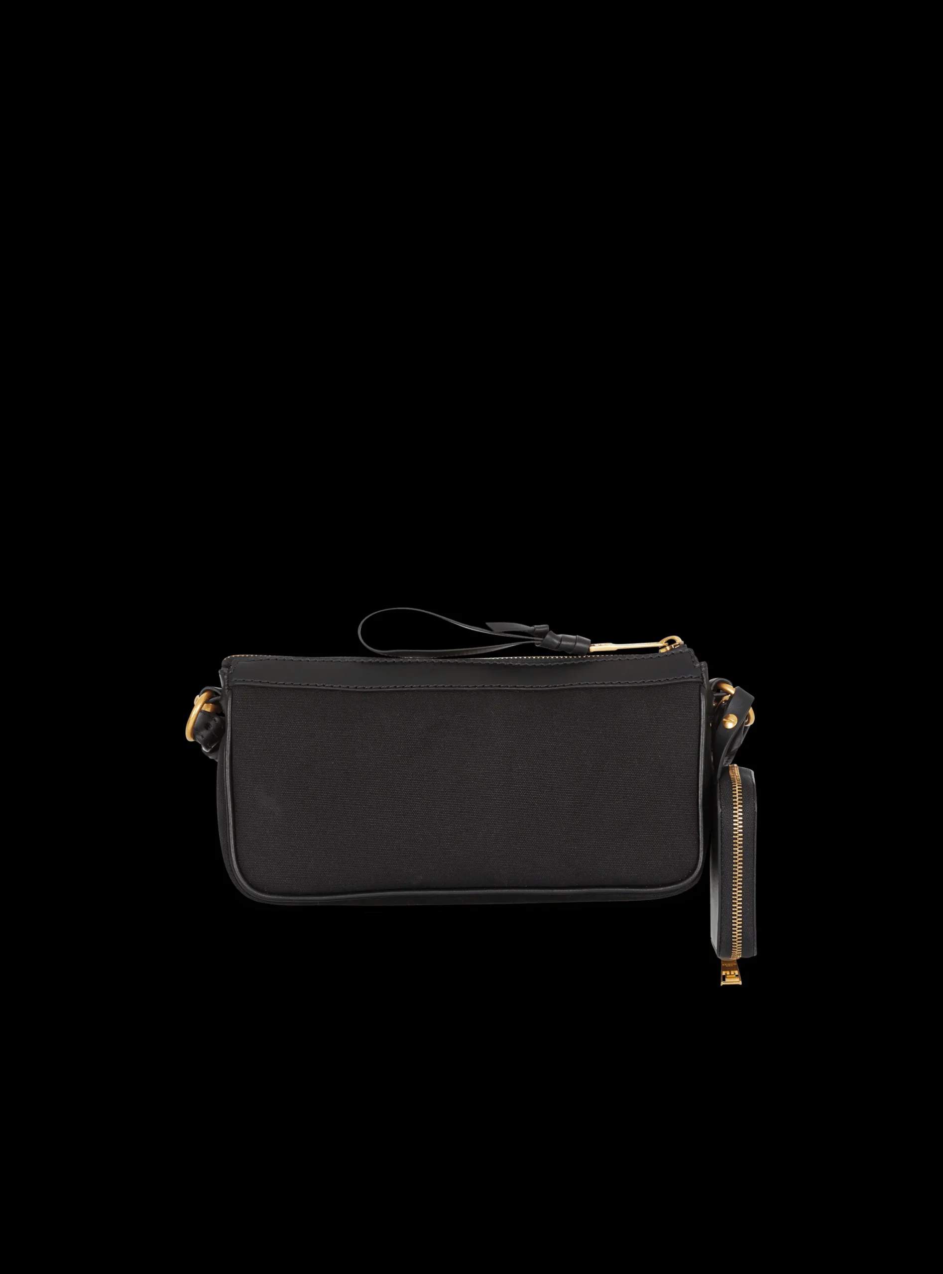 B-Army Pouch Canvas And Leather Bag-Balmain Sale