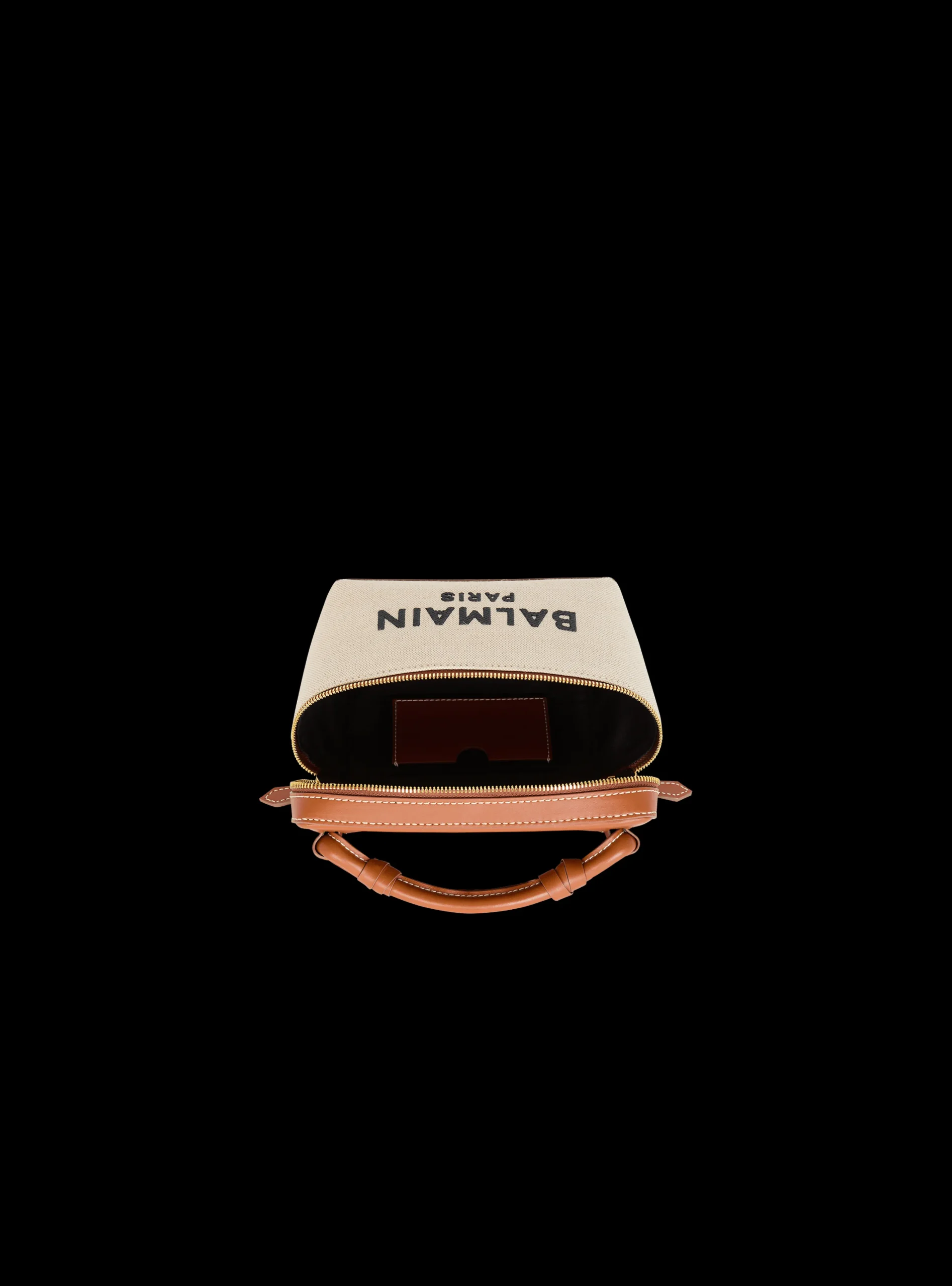B-Army Vanity Case In Canvas And Leather-Balmain Hot