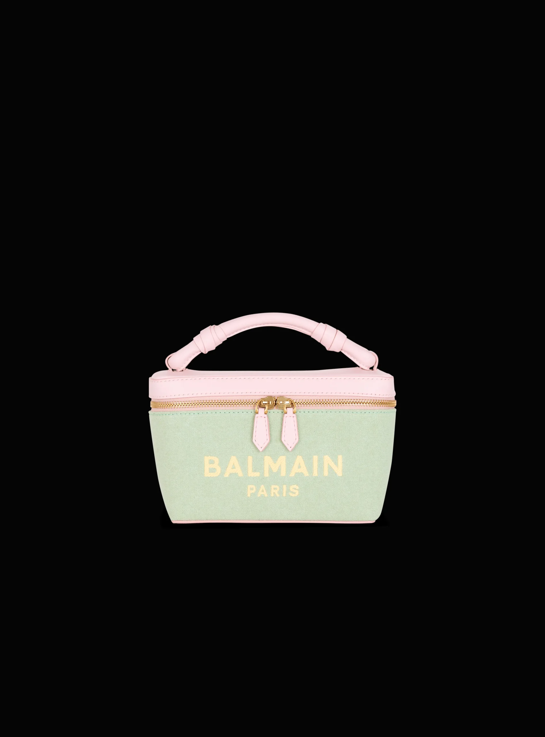 B-Army Vanity Case In Canvas And Leather-Balmain Online