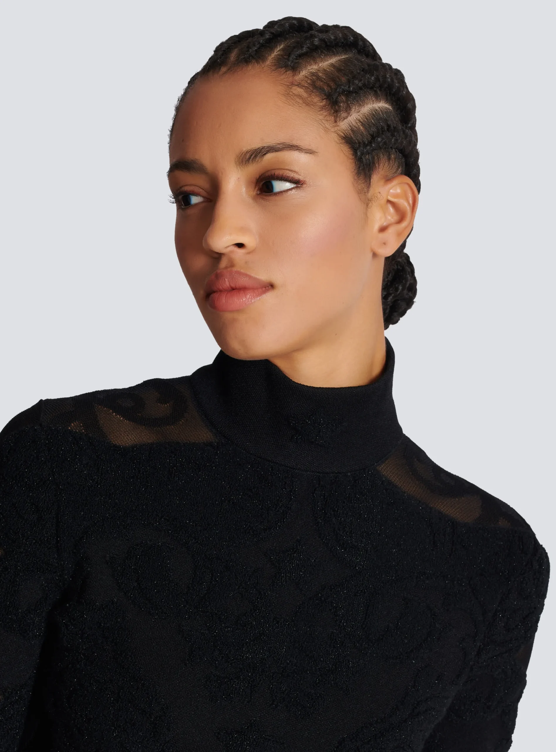 Baroque Fine Knit Dress-Balmain Best