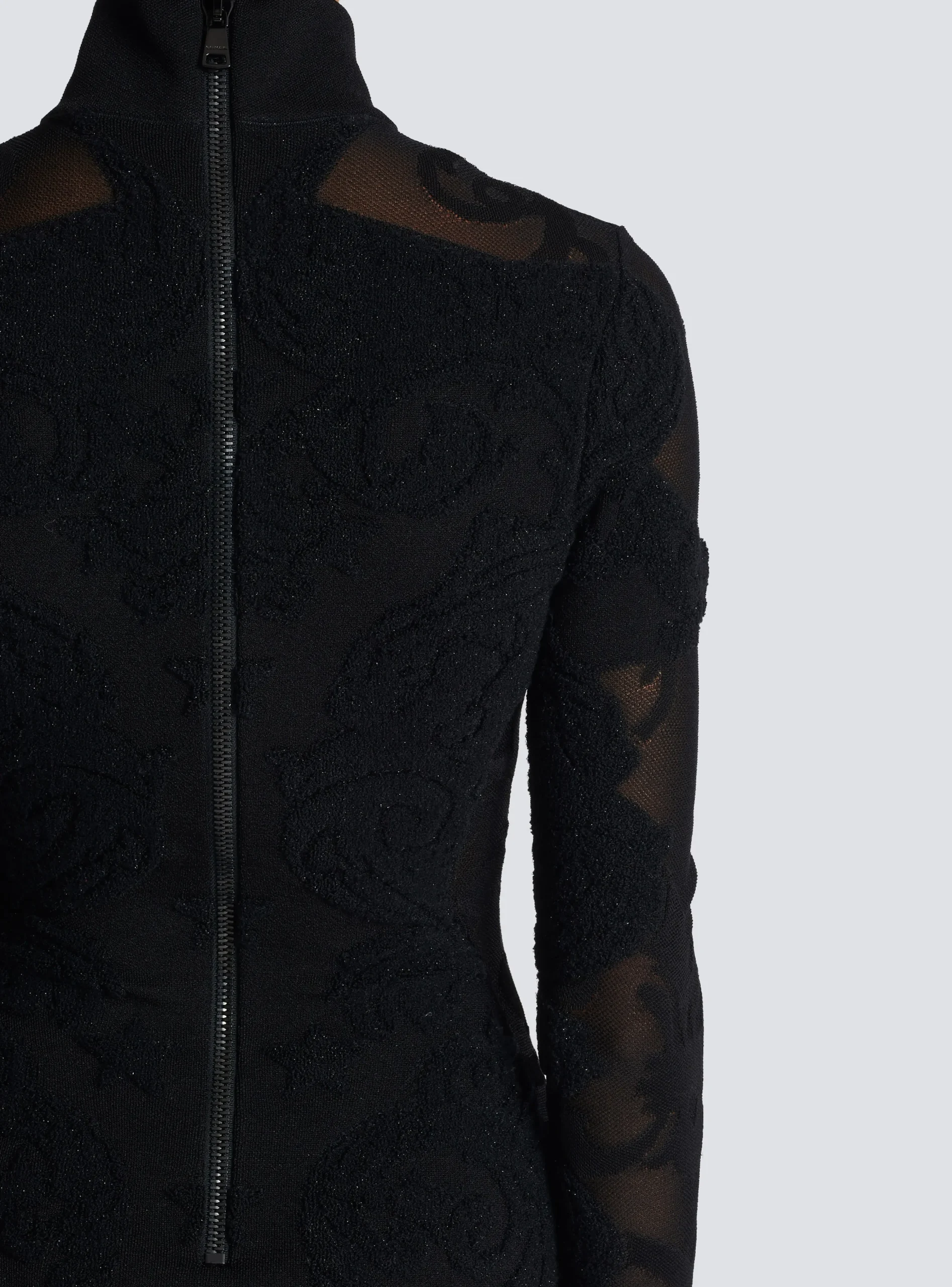 Baroque Fine Knit Dress-Balmain Best