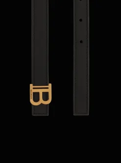 B-Belt In Leather-Balmain Fashion