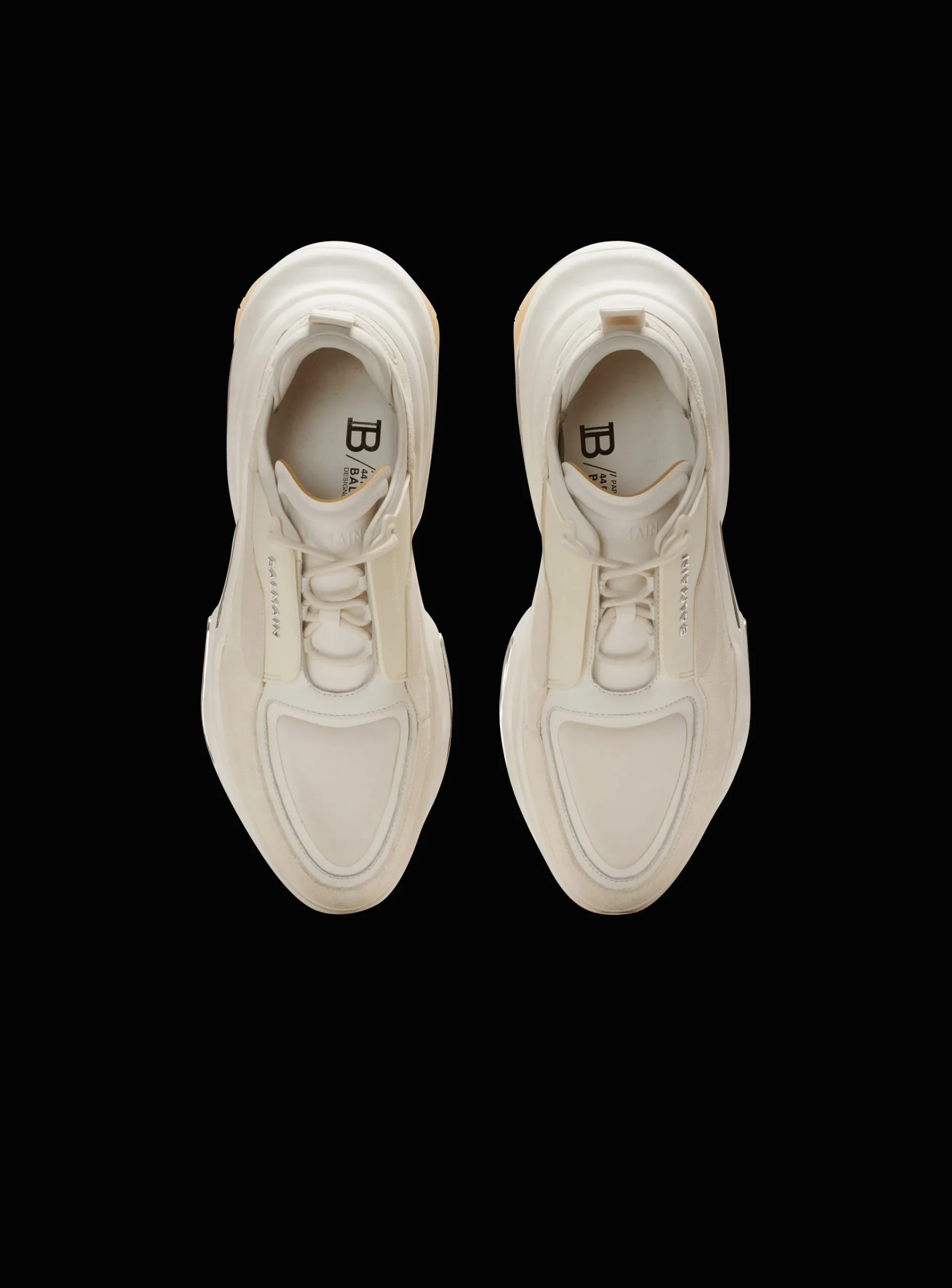 B-Bold Low-top Trainers In Neoprene And Suede-Balmain Flash Sale