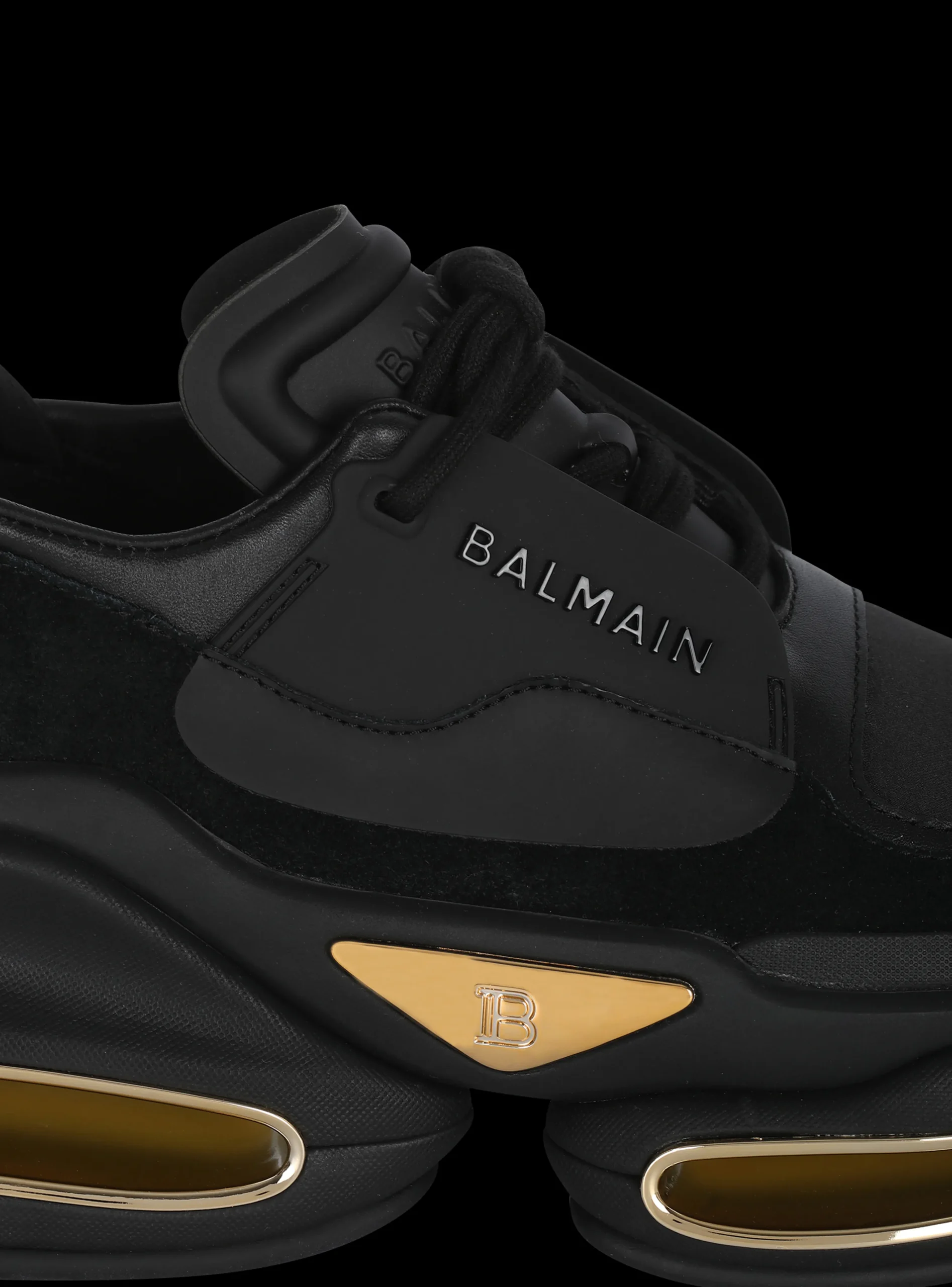 B-Bold Low-top Trainers In Neoprene And Suede-Balmain Outlet